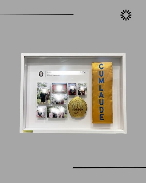 web 3 Graduated Frame ukuran A3 - Putih