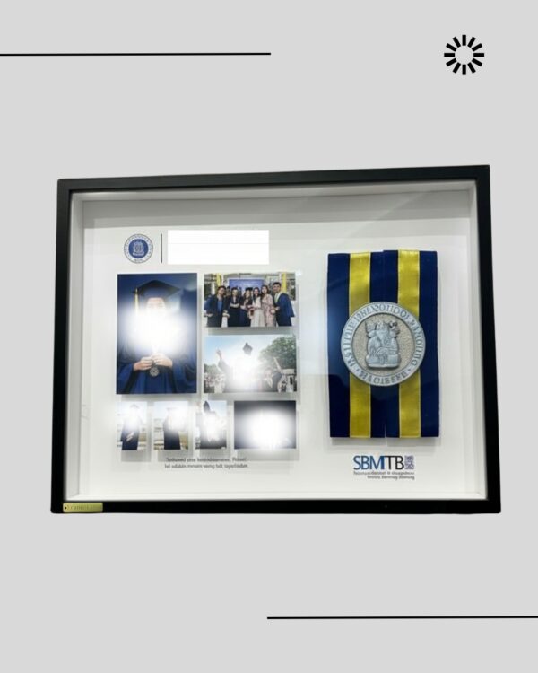 web 5 Graduated Frame ukuran A3 - Hitam