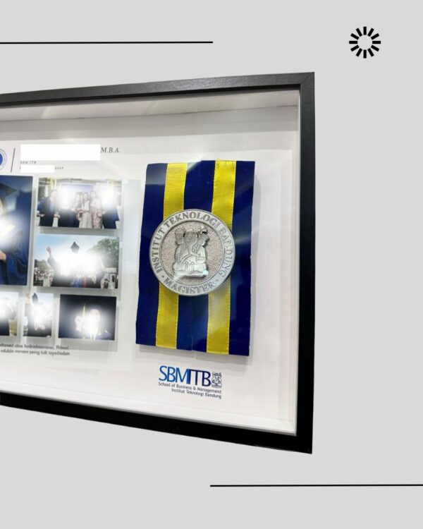 web 6 Graduated Frame ukuran A3 - Hitam